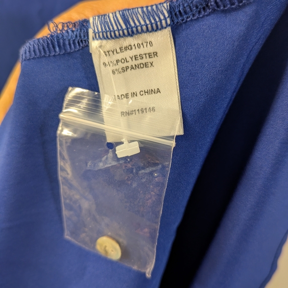 JODIFL Royal Blue Midi Dress with Ruffle Sleeves - Picture 4 of 4